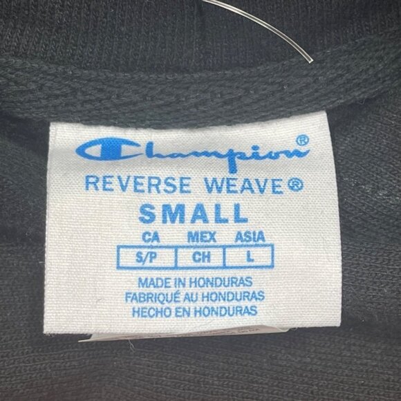 Champion X Steffi Lynn Hoodie Reverse Weave Small Black Resolve To Evolve NEW - Picture 8 of 16